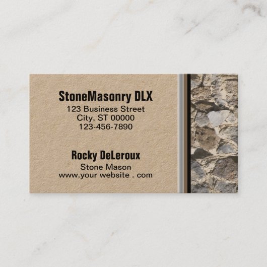 Professionele muur met foto's aan de muur visitekaartje (Voorkant)