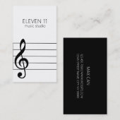 Professionele muziekopnamStudio Visitekaartje (Voorkant / Achterkant)