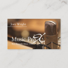 Professionele muziekopnamStudio Visitekaartje