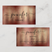 Professionele muzikant DJ Artistic Paint Gold Visitekaartje (Voorkant / Achterkant)