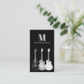 Professionele muzikant Guitar Music Teacher Visitekaartje (Staand voorkant)
