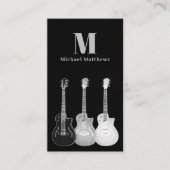 Professionele muzikant Guitar Music Teacher Visitekaartje (Voorkant)