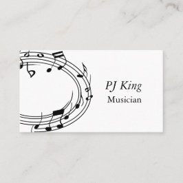 Professionele muzikant visitekaartje