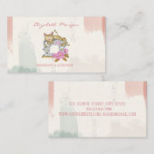 Professionele naaimachine Cat Brush Stroke Visitekaartje (Voorkant / Achterkant)