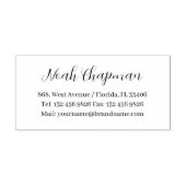 Professionele naam Contactgegevens Eenvoudig Zelfinktende Stempel (Design)