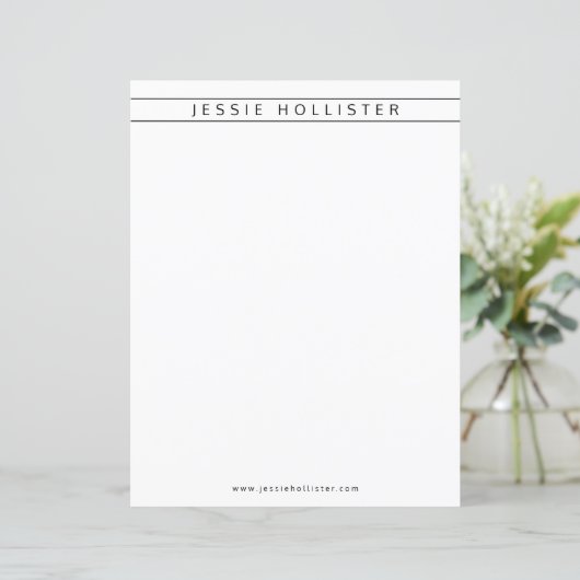 Professionele naam en informatie (Staand voorkant)