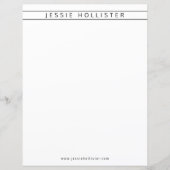 Professionele naam en informatie (Voorkant)