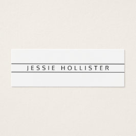 Professionele naam en informatie mini visitekaartjes