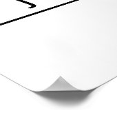 Professionele naam poster (Hoek)