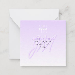 Professionele naam & Slogan Sjabloon   Licht Paars