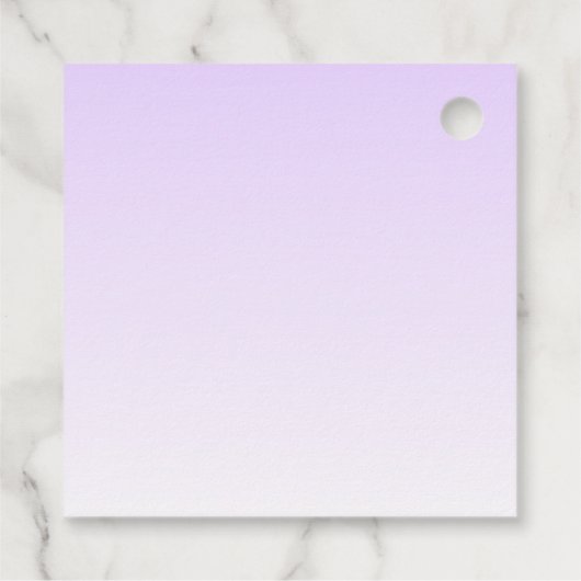 Professionele naam & Slogan Sjabloon | Licht Paars Bedankjes Labels (Achterkant)