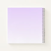 Professionele naam & Slogan Sjabloon | Licht Paars Notitieboek (Achterkant)