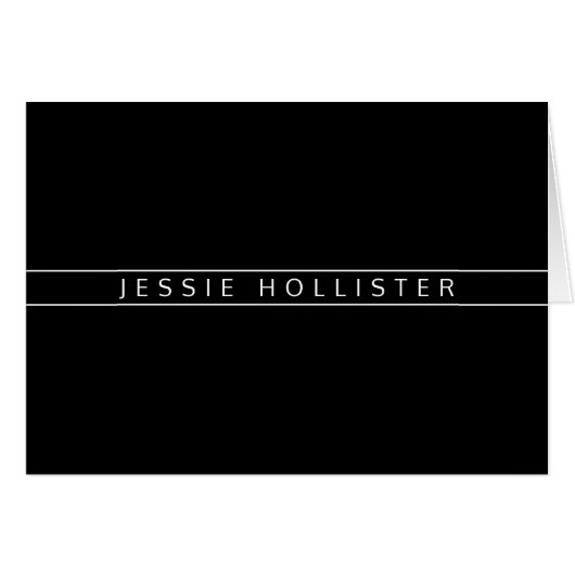 Professionele naam | Zwart (Voorkant Horizontaal)