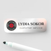 Professionele naamlabel naamplaatje (In situ)