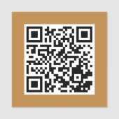 Professionele naamtag met scanbare QR-code Naamplaatje (Voorkant)