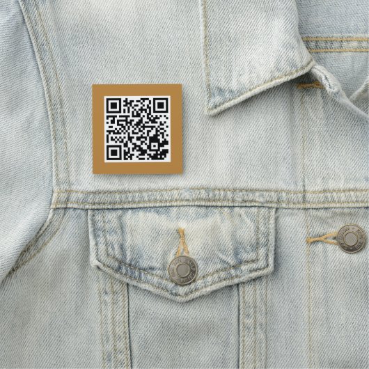 Professionele naamtag met scanbare QR-code Naamplaatje (In situ)