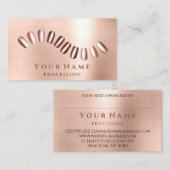 Professionele nagels Salon Manicurist Roos Blush Visitekaartje (Voorkant / Achterkant)