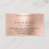 Professionele nagels Salon Manicurist Roos Blush Visitekaartje (Achterkant)