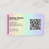 Professionele nageltechnicus visitekaartje (Voorkant)