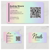 Professionele nageltechnicus visitekaartje