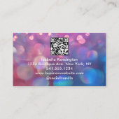 Professionele Nail Artiest Salon Manicure OF Code Visitekaartje (Achterkant)