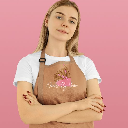 Professionele Nail Artist Manicurist Salon Uniform Schort