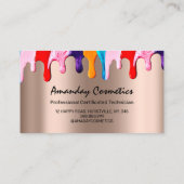 Professionele Nail Artist-technicus bestuurt Roos Visitekaartje (Achterkant)