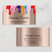 Professionele, Nail Artist-technicus Liquid Driver Visitekaartje (Voorkant / Achterkant)