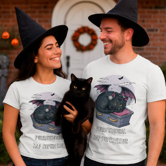 Professionele Nap Supervisor Gothic Cat Lover T-shirt