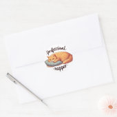 Professionele Napper Cat Sticker Gezellige Ginger (Envelop)