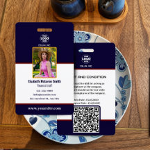 Professionele Navy Security Badge: Foto & Bedrijf