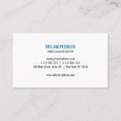 Professionele neerslagmoersleutel voor Logo Visitekaartje (Achterkant)