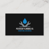 Professionele neerslagmoersleutel voor Logo Visitekaartje (Voorkant)