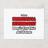 Professionele nefroloog... Niet proberen Briefkaart (Voorkant)