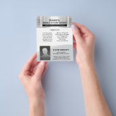 Professionele Notaristekenaar Aangepaste foto Flyer (Hand)