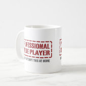 Professionele Oboe Player Koffiemok (Voorkant links)