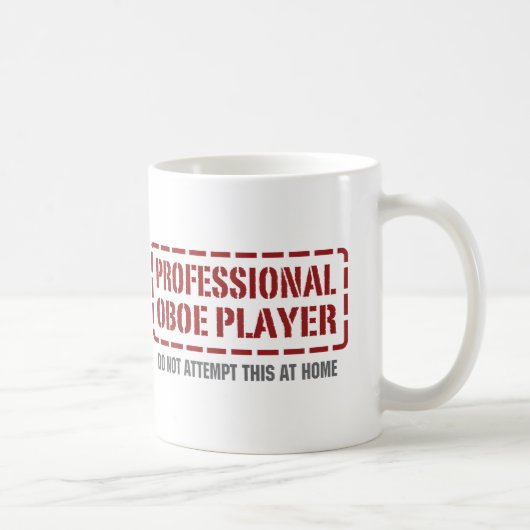 Professionele Oboe Player Koffiemok (Rechts)