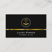 Professionele officier van justitie bij wet klassi visitekaartje (Voorkant)