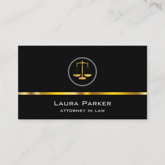 Professionele officier van justitie bij wet klassi visitekaartje (Voorkant)