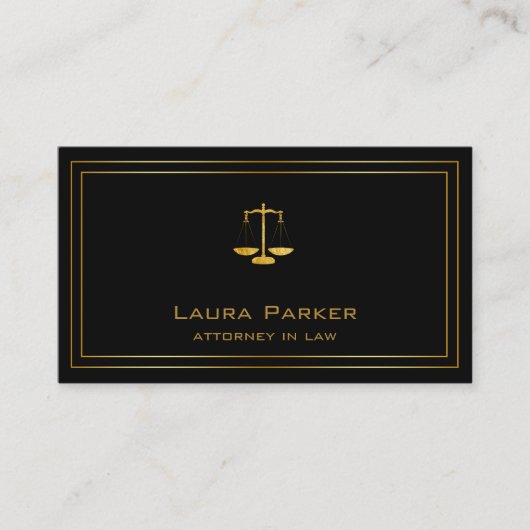 Professionele officier van justitie bij wet klassi visitekaartje (Voorkant)