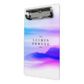 Professionele Ombre Roze Paarse penseelstreek Mini Klembord (Angled2)