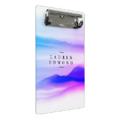 Professionele Ombre Roze Paarse penseelstreek Mini Klembord (Schuin)