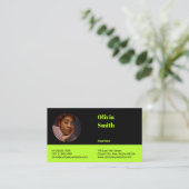 Professionele ondernemer Klein Visitekaartje Klantenkaartje (Staand voorkant)