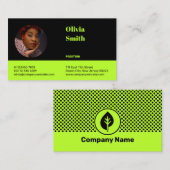 Professionele ondernemer Klein Visitekaartje Klantenkaartje (Voorkant / Achterkant)