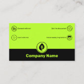 Professionele ondernemer Klein Visitekaartje Klantenkaartje (Achterkant)