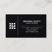 Professionele ontwerpers Zwart & Wit Visitekaartje (Voorkant)