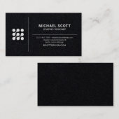 Professionele ontwerpers Zwart & Wit Visitekaartje (Voorkant / Achterkant)