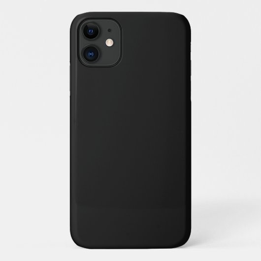 Professionele Onyx zwarte kleur | Klassiek Elegant Case-Mate iPhone Case (Achterkant)