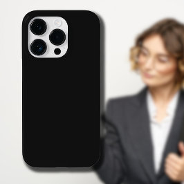 Professionele Onyx zwarte kleur | Klassiek Elegant Case-Mate iPhone 14 Pro Hoesje