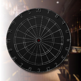 Professionele Onyx zwarte kleur | Klassiek Elegant Dartbord